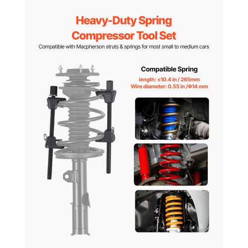 Strut Spring Compressor 2 Pack Heavy Duty Coil Spring Compressor Tool with 104