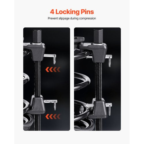 Strut Spring Compressor 2 Pack Heavy Duty Coil Spring Compressor Tool with 104