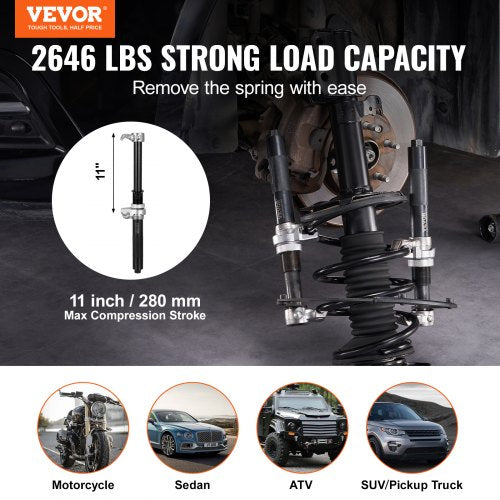 Coil Spring Compressor Tool 2 pcs Heavy Duty Macpherson Strut Spring