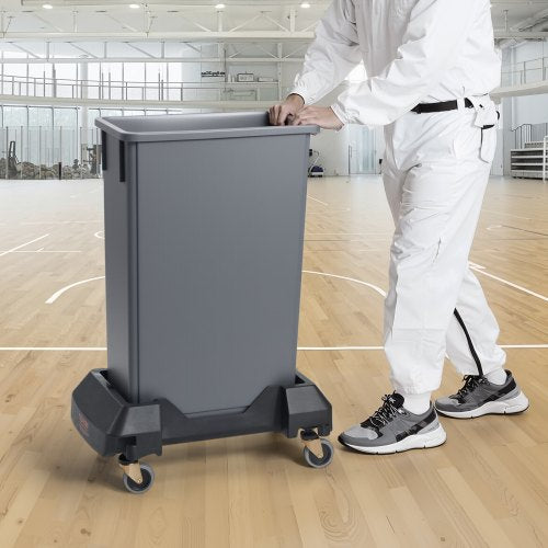 Trash Can Dolly Fit 16 / 23 Gallon Containers Slim Trash Can Roller Base