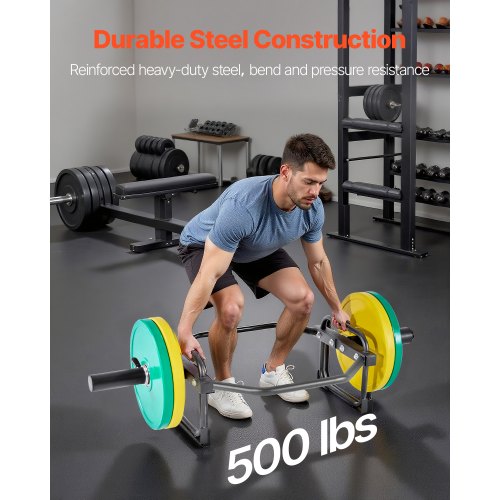 Trap Bar Hex Bar 2Inch Hex Barbell 500 LBS Capacity Shrug Bars