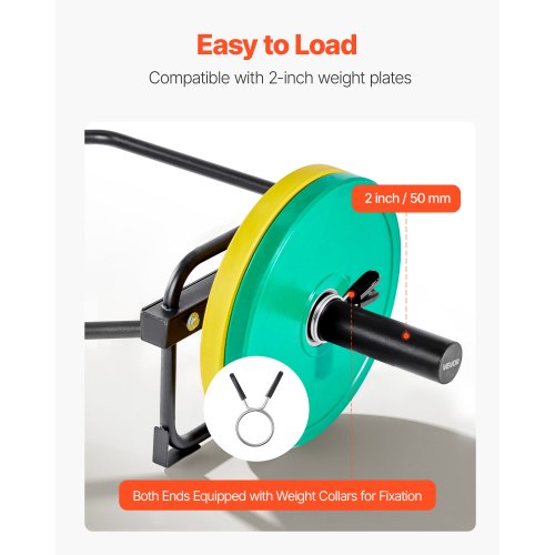 Trap Bar Hex Bar 2Inch Hex Barbell 500 LBS Capacity Shrug Bars