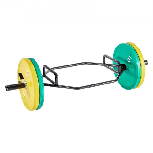 Trap Bar Hex Bar 2Inch Hex Barbell 800 LBS Capacity Shrug Bars with Knurled