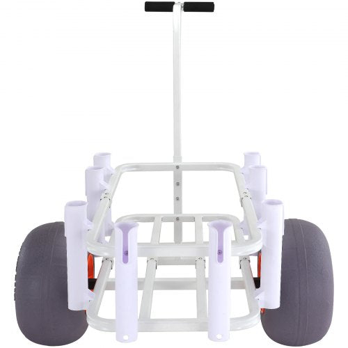 Beach Fishing Cart 300 lbs Load Capacity Fish and Marine Cart with Two 13