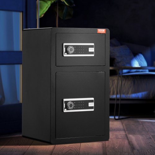Double Doors 45 cuft Safe Box with Key Lock Password Safe Lock Box with Key Lock