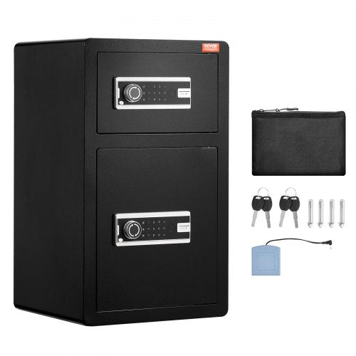 Double Doors 45 cuft Safe Box with Key Lock Password Safe Lock Box with Key Lock