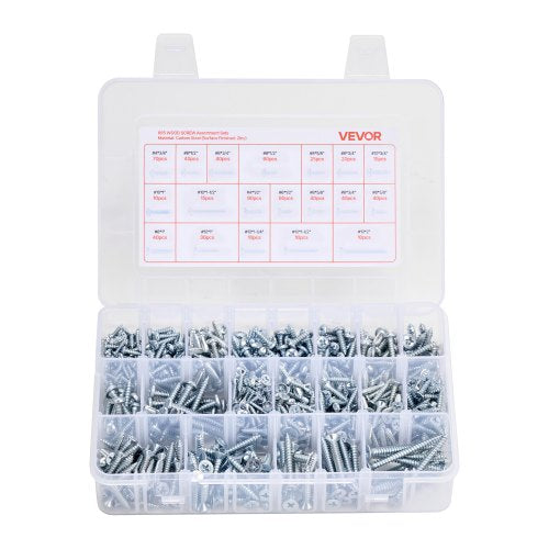 2250 Pcs Bolts and Nuts Assortment Kit Metric Imperial Machine Screws and Nuts