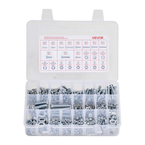 2250 Pcs Bolts and Nuts Assortment Kit Metric Imperial Machine Screws and Nuts