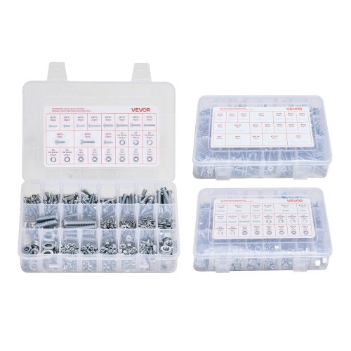 2250 Pcs Bolts and Nuts Assortment Kit Metric Imperial Machine Screws and Nuts