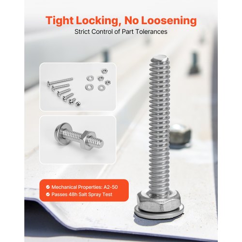 1110 Pcs Bolts and Nuts Assortment Kit Imperial Machine Screws and Flat