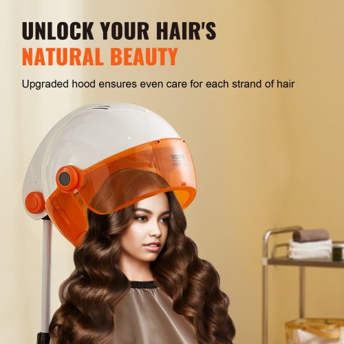 Professional Hooded Dryer 1875W HighPower Bonnet Hair Dryer Sit Under Hair Dryer