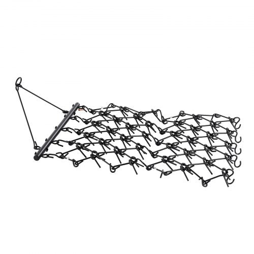 Drag Harrow 4 x 4 ft Durable Chain Harrow with 69 Sharp Teeth Suitable for ATV