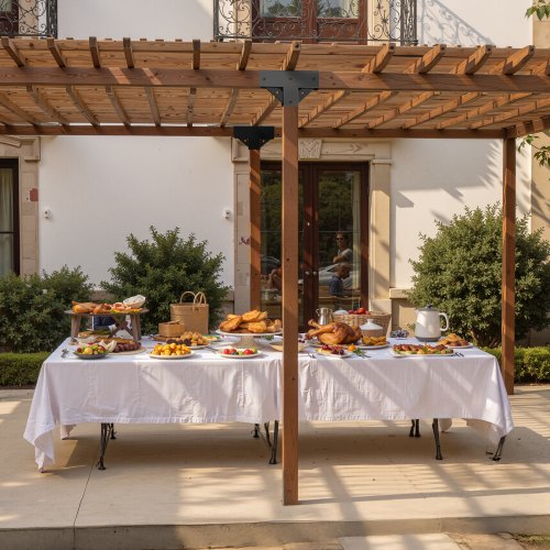 Pergola Kit 4Pack TShaped 4x4 Actual 35x35 Inch 3Way Pergola