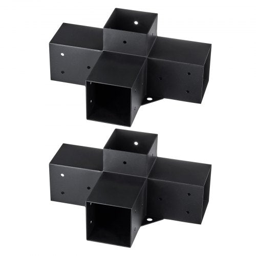 Pergola Bracket Kit 4x4 2pcs 4Way Heavy Duty Corner Bracket Woodworks