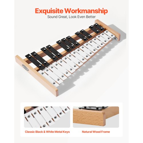 Glockenspiel Xylophone 27 Notes Professional Xylophone Percussion 1