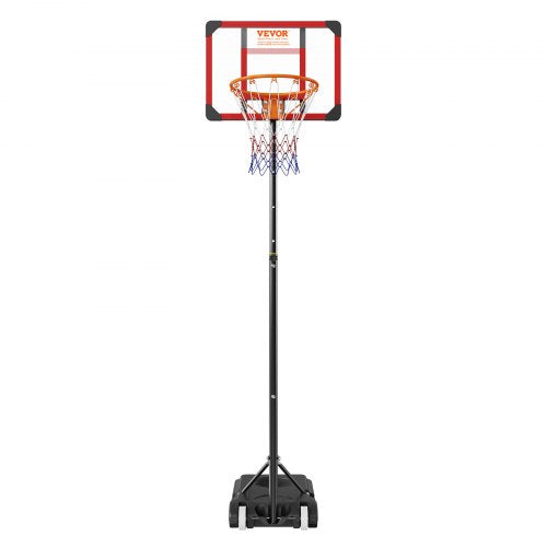 Basketball Hoop 57 ft Adjustable Height Portable Backboard System 28 inch