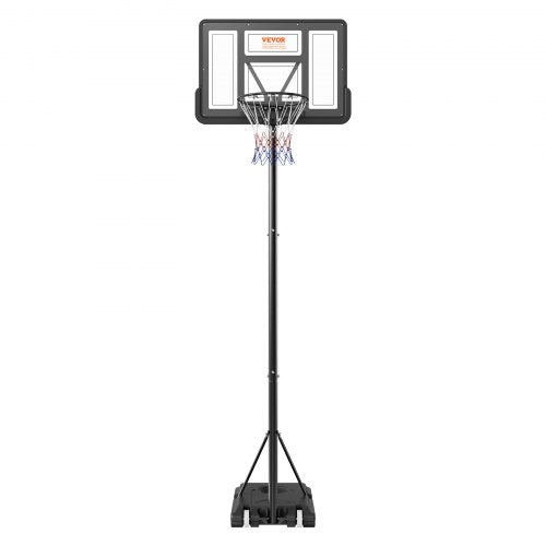 Basketball Hoop 4-10 ft Adjustable Height Portable Backboard System 44