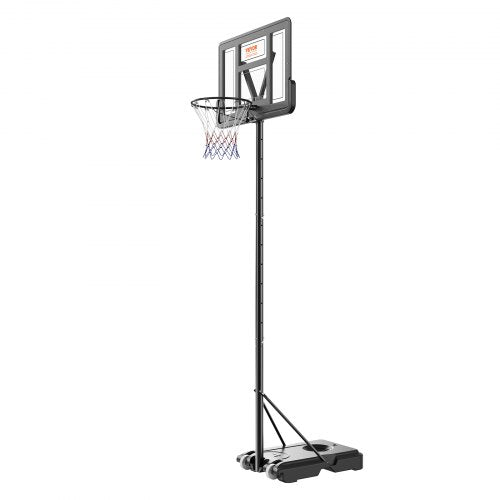 Basketball Hoop 4-10 ft Adjustable Height Portable Backboard System 44