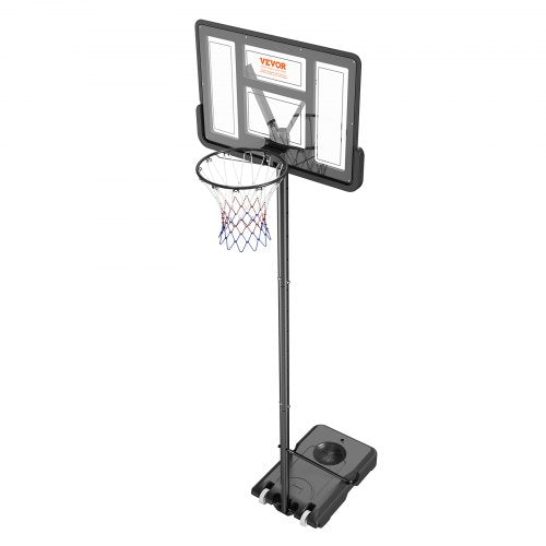 Basketball Hoop 4-10 ft Adjustable Height Portable Backboard System 44