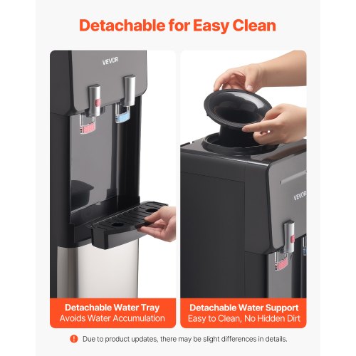 Top Loading Water Cooler Dispenser Hot and Cold Water Dispenser for 3 or 5