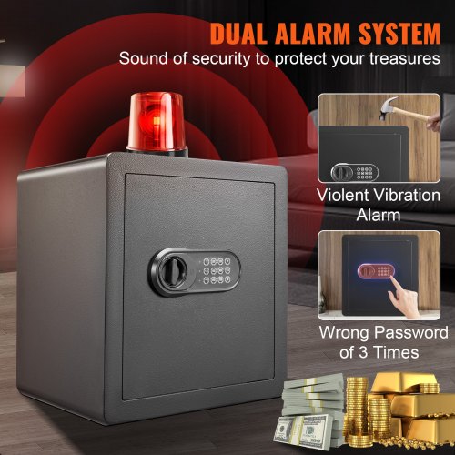 Safe 18 Cubic Feet Home Safe Steel Security Safe with Digital Keypad and 2 Keys