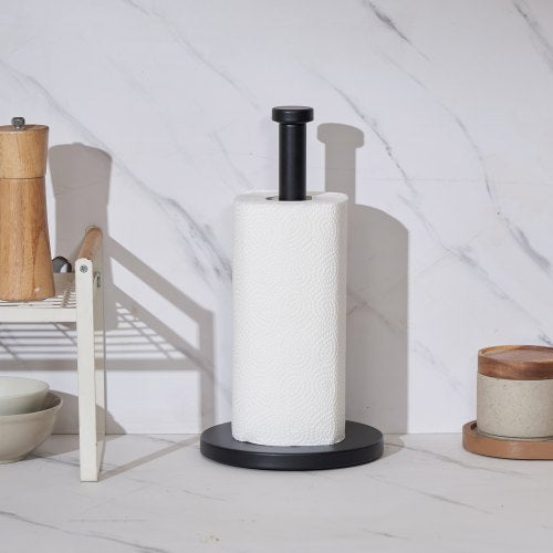 Paper Towel Holder Countertop Stainless Steel Kitchen Paper Towel Stand