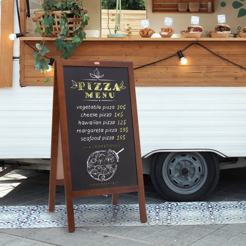 A Frame Chalkboard Sign DoubleSided Sidewalk Signs Freestanding Vintage