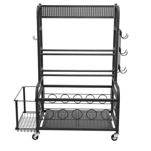 Yoga Mat Storage Rack Home Gym Workout Equipment Organizer Powder Coated 1