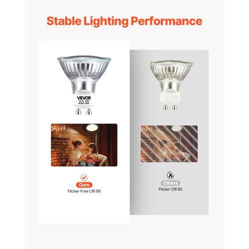 Halogen Light Bulbs MR16 GU10 Candle Warmer Lamp Bulb Dimmable 100130V
