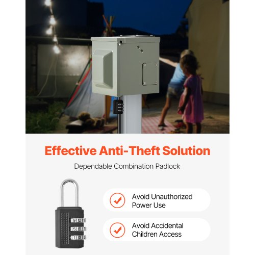 Outdoor Electrical Outlet Box 20 AMP GFCI Receptacle Electrical Outlet