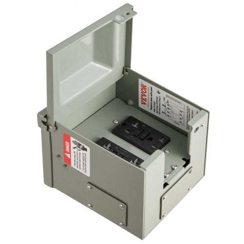 Outdoor Electrical Outlet Box Dual 20 AMP GFCI Receptacles Electrical