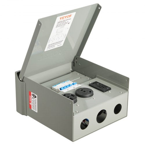 Temporary Power Outlet Panel 20 30 50 Amp RV EV Electrical Outlet Panel