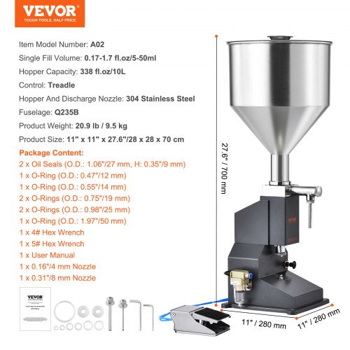 Pneumatic Paste Liquid Filling Machine 550ml Bottle Filler Bottle Filling