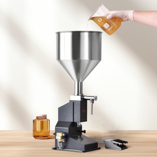 Pneumatic Paste Liquid Filling Machine 550ml Bottle Filler Bottle Filling