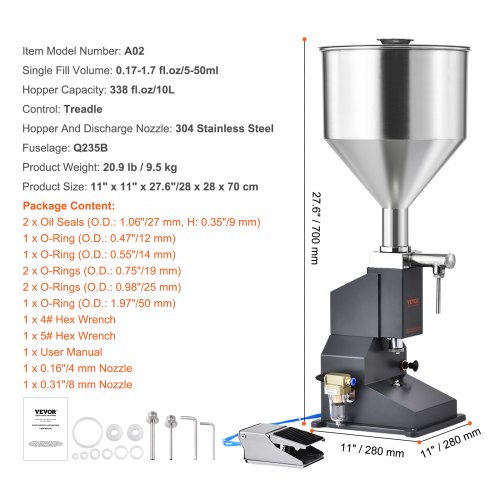 Pneumatic Paste Liquid Filling Machine 550ml Bottle Filler Bottle Filling