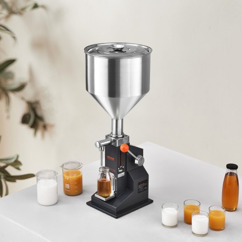 Manual Paste Liquid Filling Machine 550ml Bottle Filler Adjustable Bottle