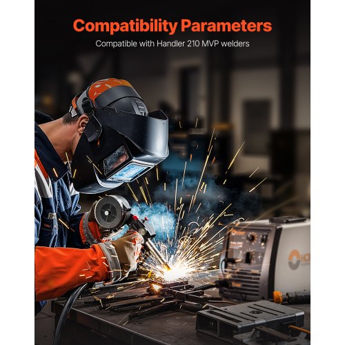 100Amp Spool Gun with 10FT Cable Compatible with Hobart Handler 210 MVP Mig