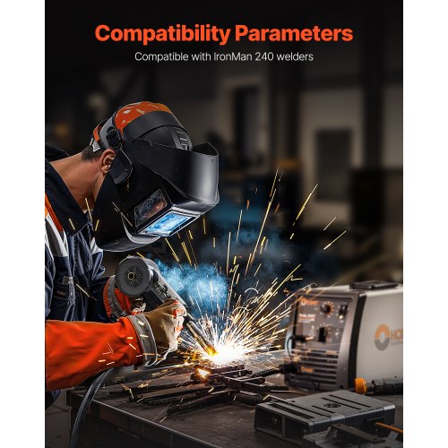 200Amp Spool Gun With 20Ft Cable Compatible Hobart Lronman 240 Mig Welders