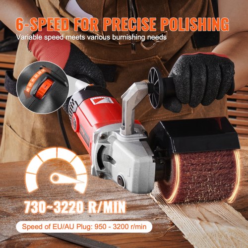 Burnishing Polishing Machine 1200W 6 Variable Speed Surface Conditioning