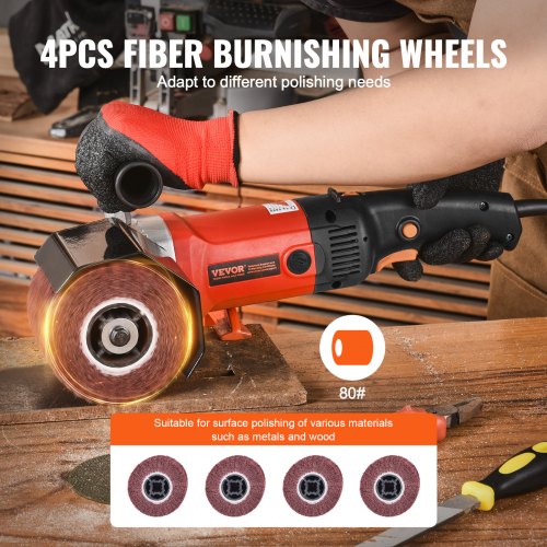 Burnishing Polishing Machine 1200W 6 Variable Speed Surface Conditioning