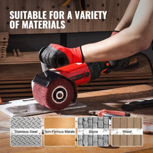 Burnishing Polishing Machine 1200W 6 Variable Speed Surface Conditioning