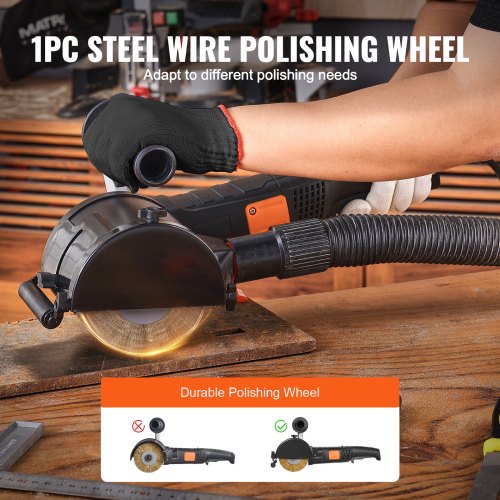 Burnishing Polishing Machine 1300W 6 Variable Speed Surface Conditioning