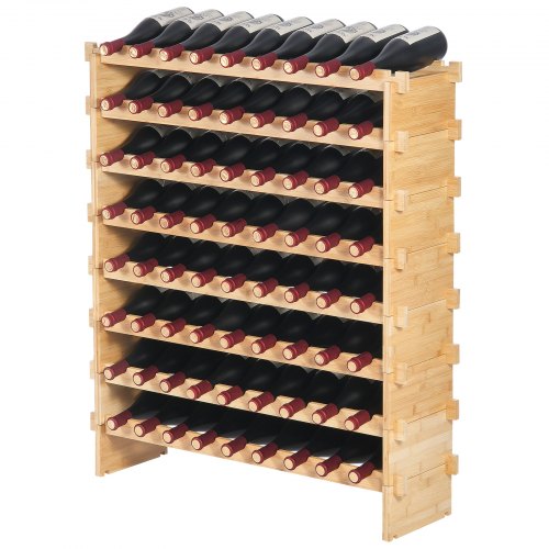 72 Bottle Upgrade Modular Wine Rack Continuously Store Pinot Bottles