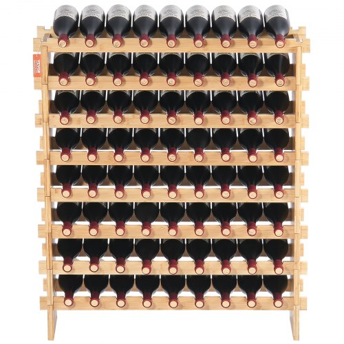 72 Bottle Upgrade Modular Wine Rack Continuously Store Pinot Bottles