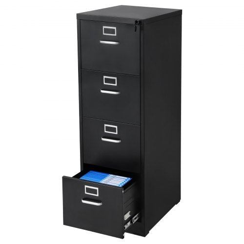 4 Drawer File Cabinet with Lock Metal Vertical Filing Storage Cabinets for Home