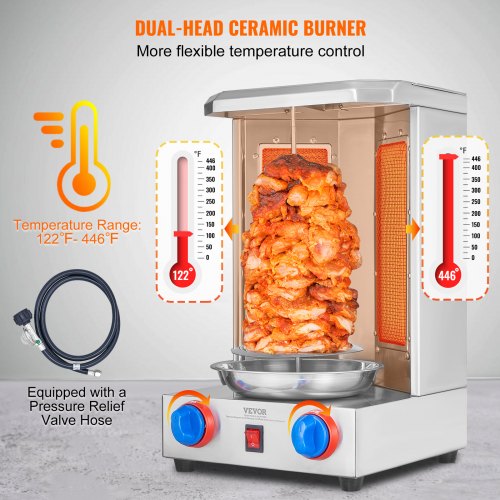 Shawarma Grill Machine 13 lbs Capacity Chicken Shawarma Cooker Machine