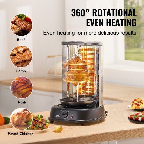 Shawarma Grill Machine Vertical Chicken Shawarma Cooker Machine Countertop