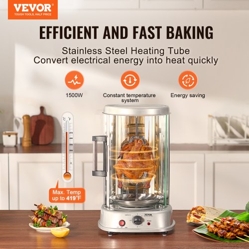 Shawarma Grill Machine Vertical Chicken Shawarma Cooker Machine Countertop