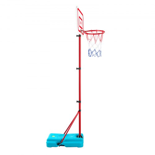 Kids Basketball Hoop Height Adjustable Portable Basketball Court with Fillable