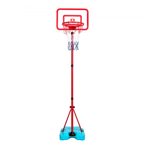 Kids Basketball Hoop Height Adjustable Portable Basketball Court with Fillable